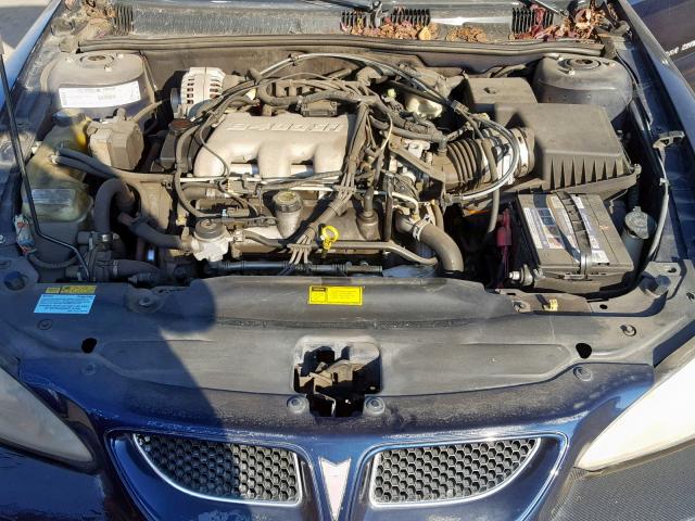 1G2NF12E3YM820911 - 2000 PONTIAC GRAND AM S BLUE photo 7
