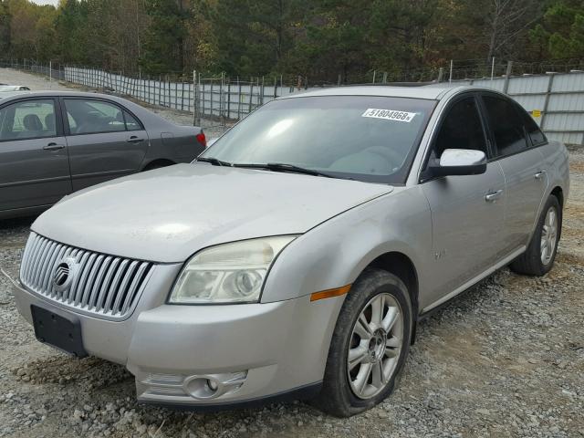 1MEHM43W68G615006 - 2008 MERCURY SABLE PREM SILVER photo 2