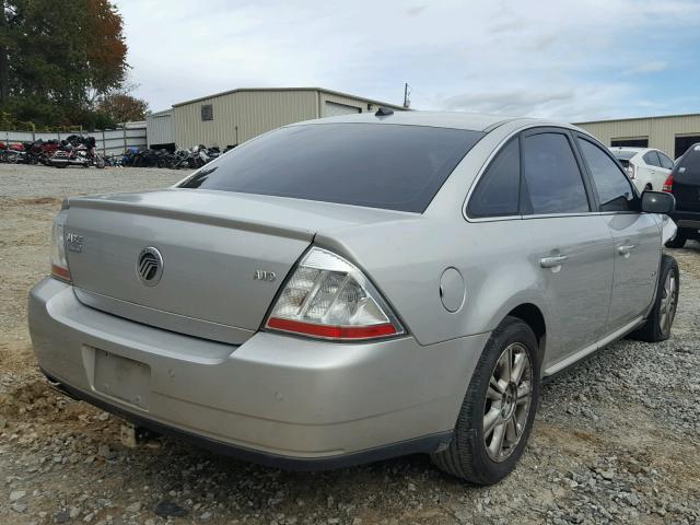 1MEHM43W68G615006 - 2008 MERCURY SABLE PREM SILVER photo 4