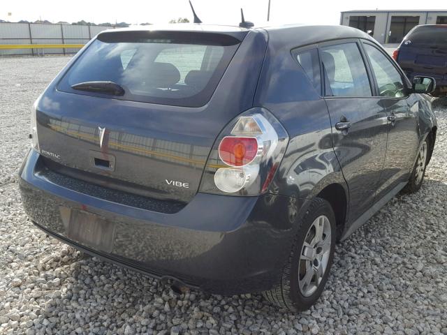 5Y2SP67099Z436237 - 2009 PONTIAC VIBE GRAY photo 4