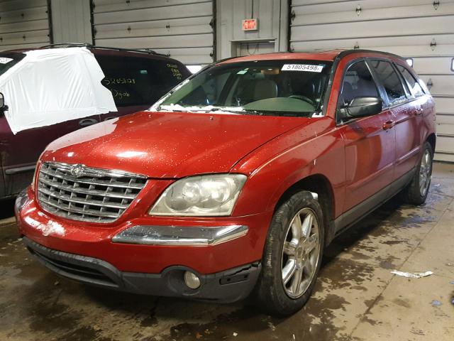 2C8GM68425R372710 - 2005 CHRYSLER PACIFICA T RED photo 2