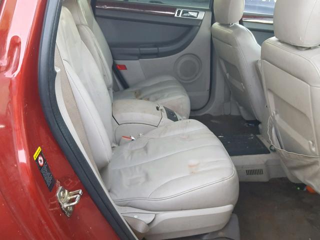 2C8GM68425R372710 - 2005 CHRYSLER PACIFICA T RED photo 6