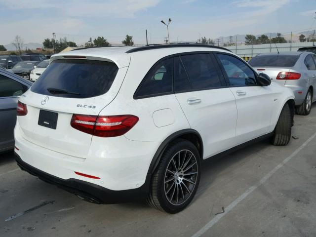 WDC0G6EB5JF431001 - 2018 MERCEDES-BENZ GLC 43 4MA WHITE photo 4