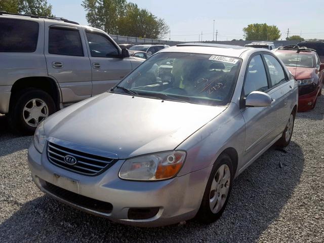 KNAFE221795632939 - 2009 KIA SPECTRA EX SILVER photo 2