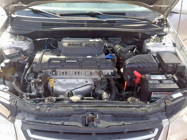 KNAFE221795632939 - 2009 KIA SPECTRA EX SILVER photo 7