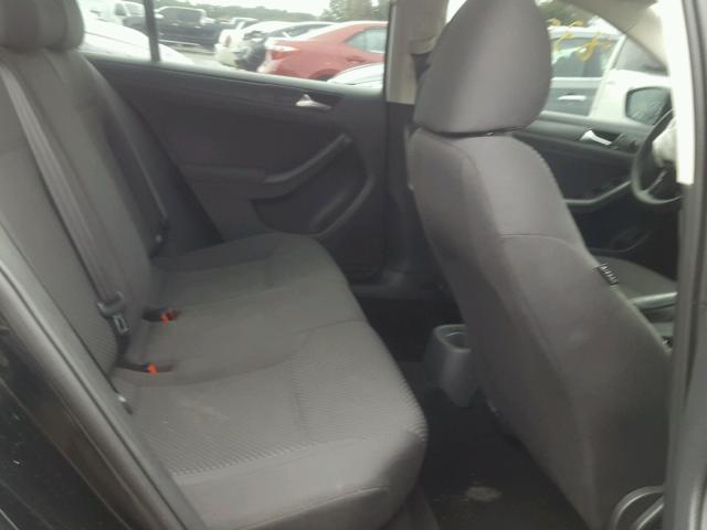 3VW2K7AJ7CM399393 - 2012 VOLKSWAGEN JETTA BASE BLACK photo 6
