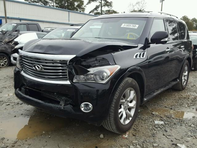 JN8AZ2NF3C9515288 - 2012 INFINITI QX56 BLACK photo 2