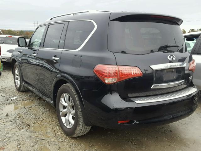 JN8AZ2NF3C9515288 - 2012 INFINITI QX56 BLACK photo 3