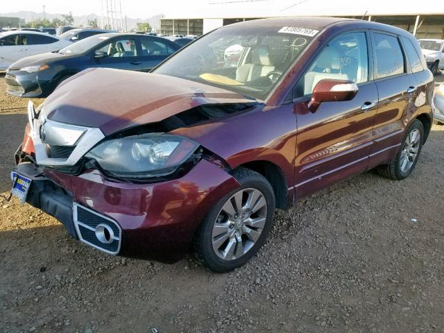 5J8TB2H28CA002250 - 2012 ACURA RDX MAROON photo 2