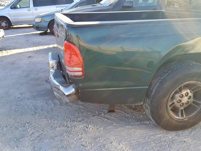 1B7GL2AN81S114653 - 2001 DODGE DAKOTA QUA GREEN photo 9