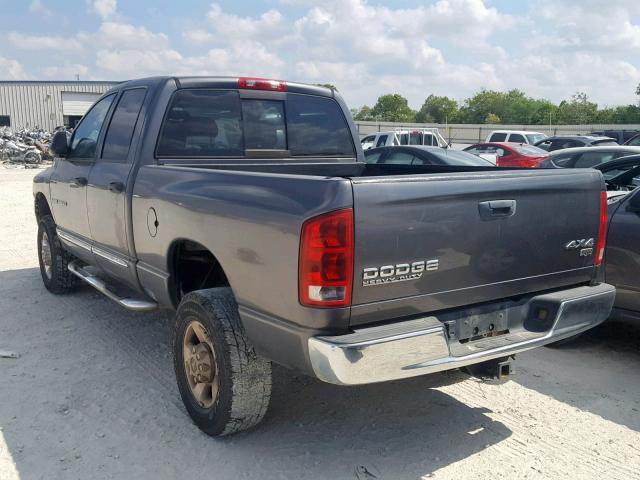 1D7KU28D64J143511 - 2004 DODGE RAM 2500 S Գրաֆիտ լուսանկար 3