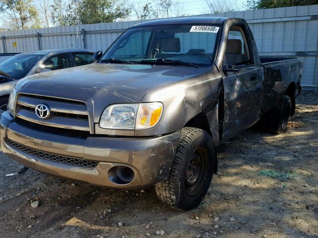 5TBJU32146S466254 - 2006 TOYOTA TUNDRA GRAY photo 2