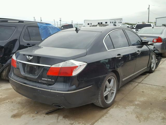 KMHGC46F69U032347 - 2009 HYUNDAI GENESIS 4. BLACK photo 4