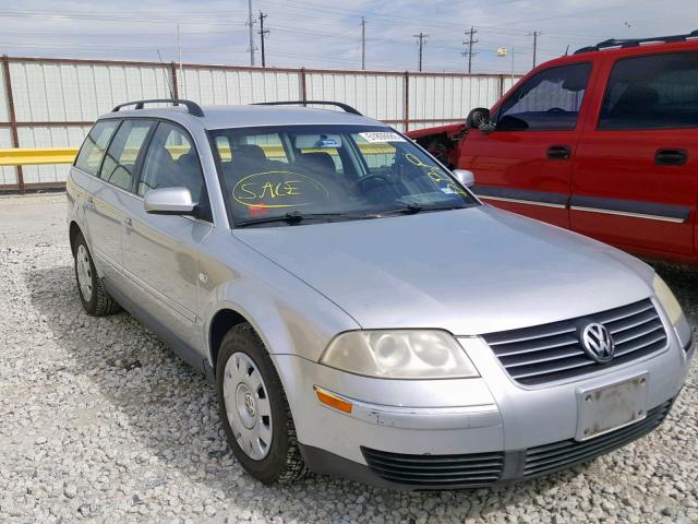 WVWND63B53E134181 - 2003 VOLKSWAGEN PASSAT GL SILVER photo 1