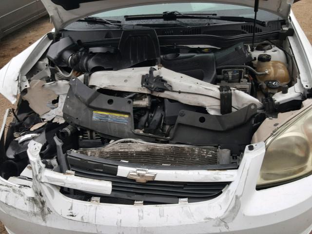 1G1AL58F587180766 - 2008 CHEVROLET COBALT LT WHITE photo 7