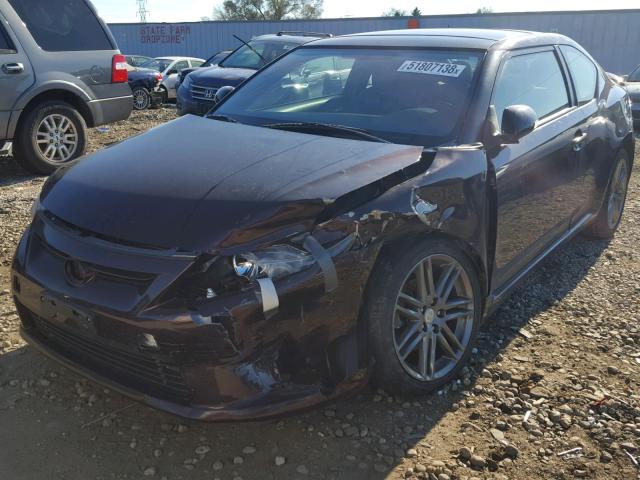 JTKJF5C77C3039480 - 2012 TOYOTA SCION TC 勃艮第红 照片 2