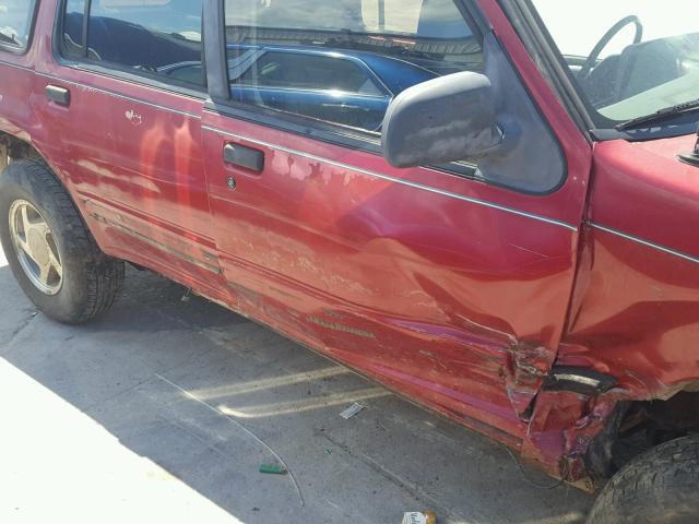 1FMDU34X8RUC50683 - 1994 FORD EXPLORER RED photo 10