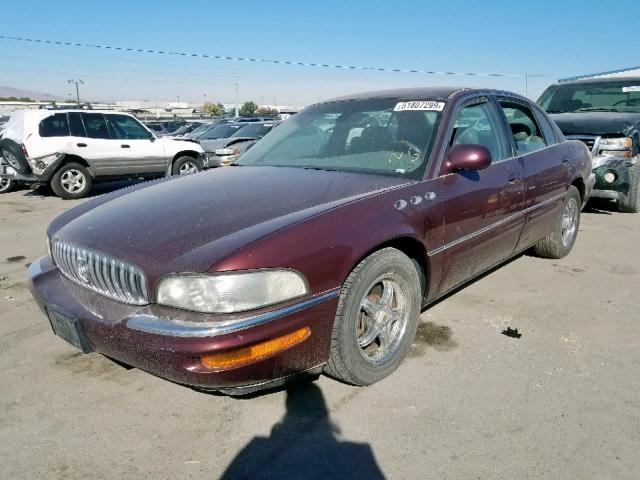 1G4CU541544143442 - 2004 BUICK PARK AVENU MAROON photo 2