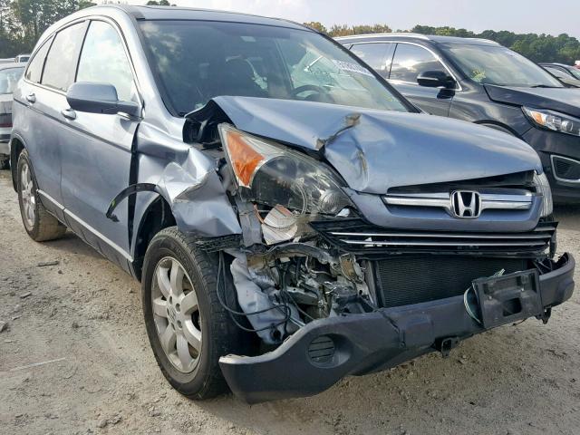 5J6RE387X8L009286 - 2008 HONDA CR-V EXL BLUE photo 1