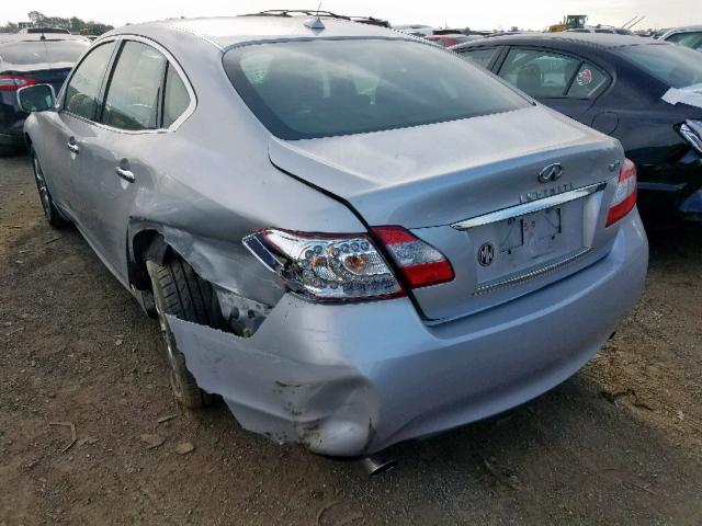 JN1BY1AR4CM392338 - 2012 INFINITI M37 X SILVER photo 3