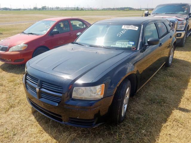 2D4FV47TX8H148153 - 2008 DODGE MAGNUM BLACK photo 2