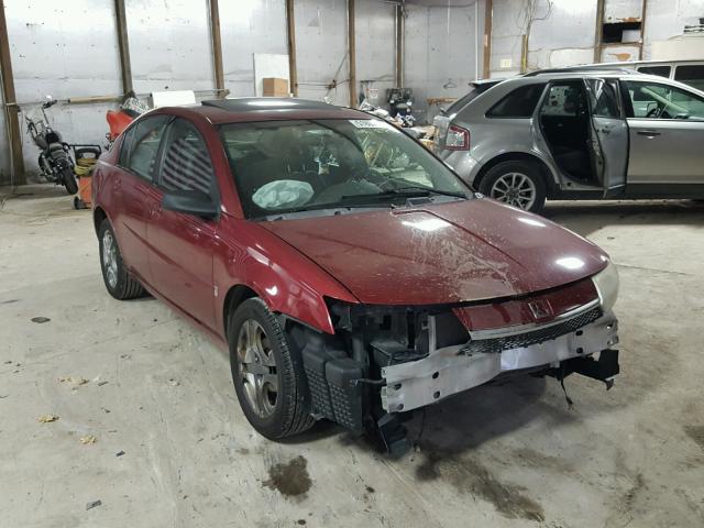 1G8AL52F54Z190707 - 2004 SATURN ION LEVEL MAROON photo 1