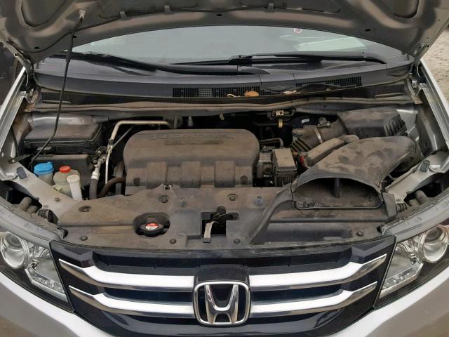 5FNRL5H26EB056938 - 2014 HONDA ODYSSEY LX SILVER photo 7