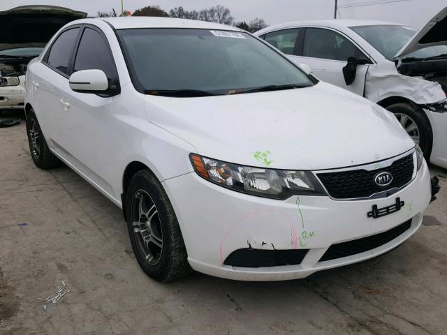 KNAFU4A21C5493536 - 2012 KIA FORTE EX WHITE photo 1