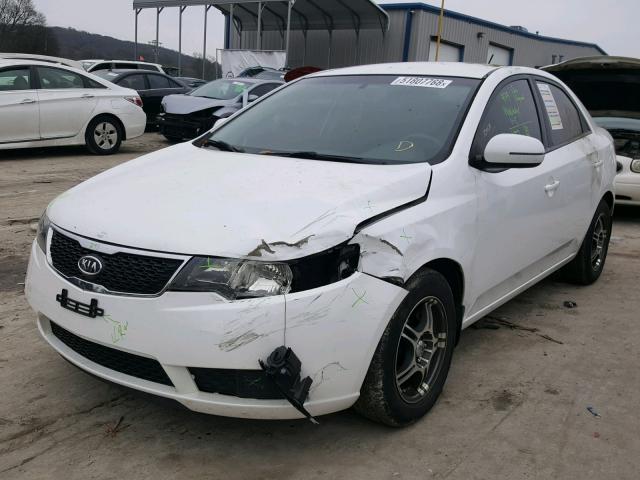 KNAFU4A21C5493536 - 2012 KIA FORTE EX WHITE photo 2