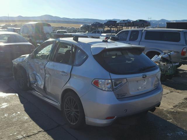 JF1GH766X9G807390 - 2009 SUBARU IMPREZA WR SILVER photo 3