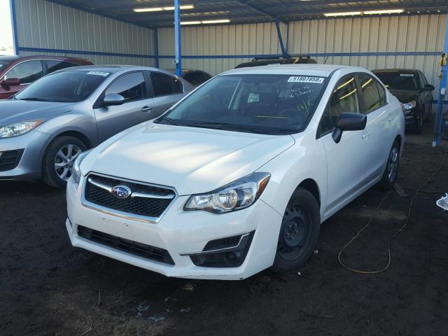 JF1GJAA65GH021691 - 2016 SUBARU IMPREZA WHITE photo 2