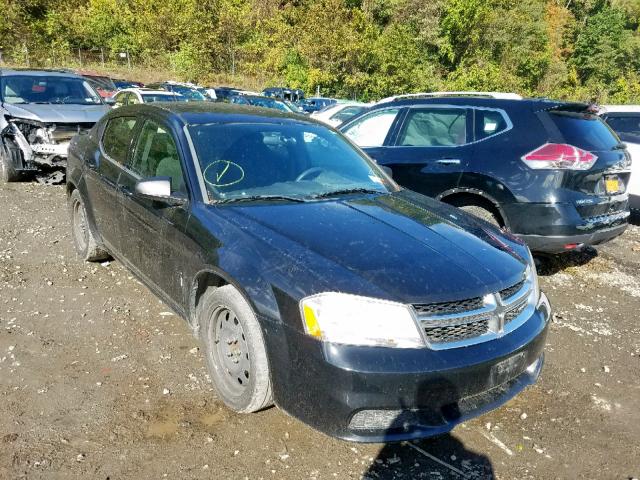 1B3BD4FB9BN578246 - 2011 DODGE AVENGER EX BLACK photo 1