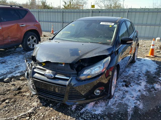 1FAHP3N21CL155062 - 2012 FORD FOCUS TITA BLACK photo 2