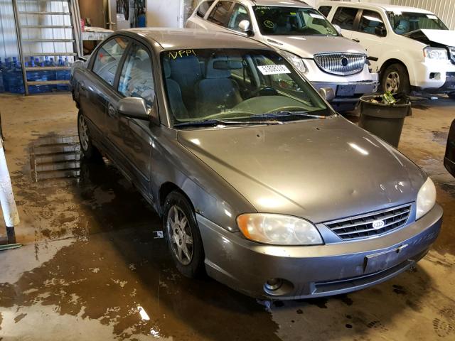 KNAFB121425125974 - 2002 KIA SPECTRA BA GRAY photo 1