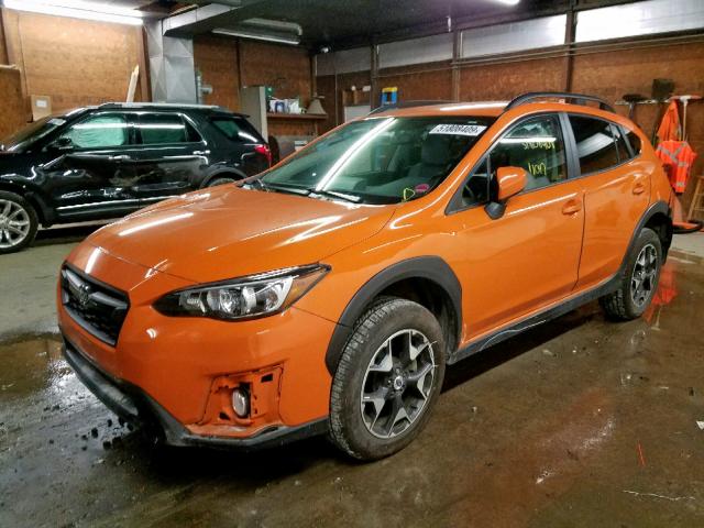 JF2GTABC5JH283101 - 2018 SUBARU CROSSTREK ORANGE photo 2