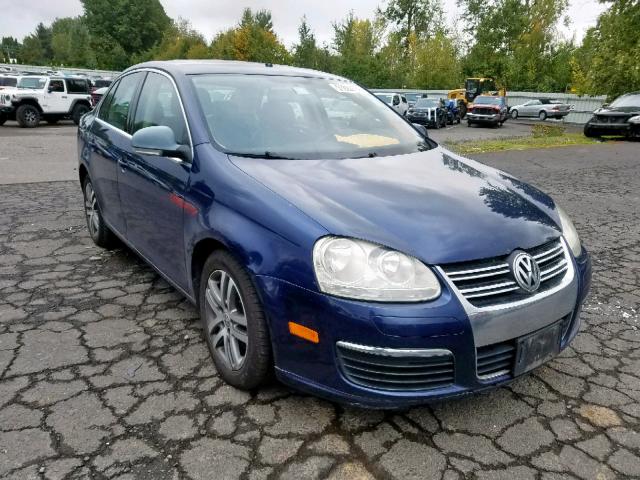 3VWST71K36M713132 - 2006 VOLKSWAGEN JETTA TDI BLUE photo 1