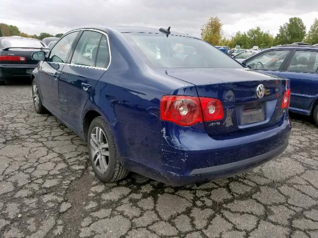 3VWST71K36M713132 - 2006 VOLKSWAGEN JETTA TDI BLUE photo 3