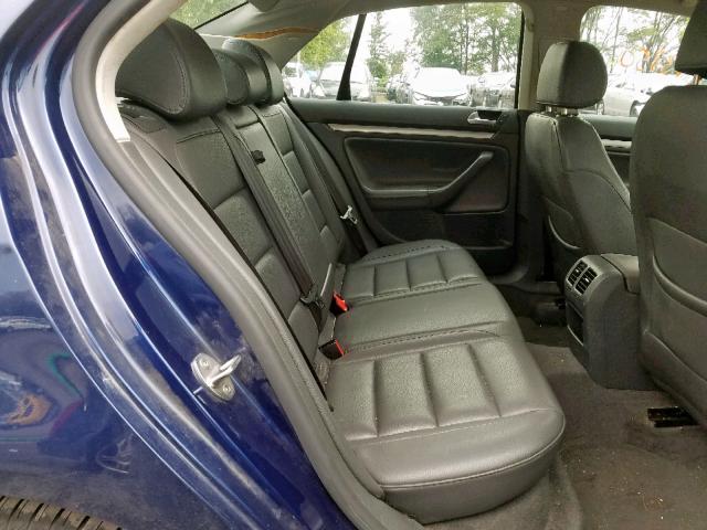 3VWST71K36M713132 - 2006 VOLKSWAGEN JETTA TDI BLUE photo 6