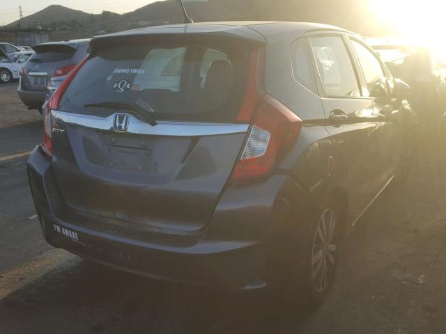 3HGGK5G86FM722999 - 2015 HONDA FIT EX GRAY photo 4