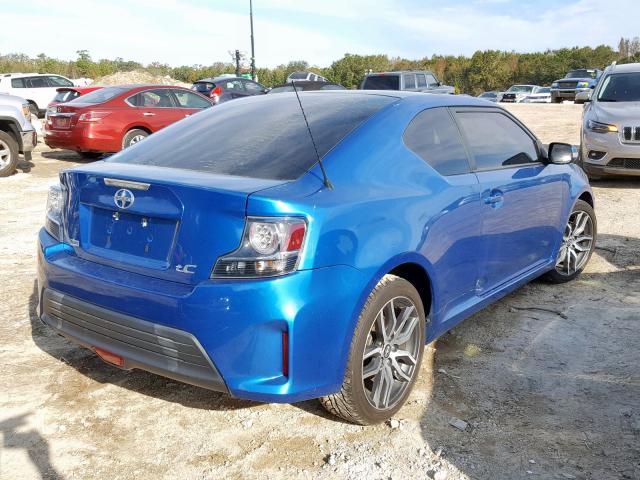 JTKJF5C7XF3092114 - 2015 TOYOTA SCION TC ლურჯი ფოტო 4