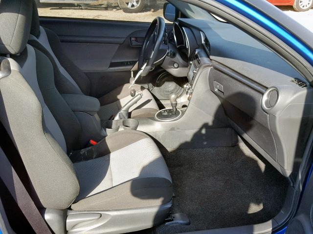 JTKJF5C7XF3092114 - 2015 TOYOTA SCION TC ლურჯი ფოტო 5