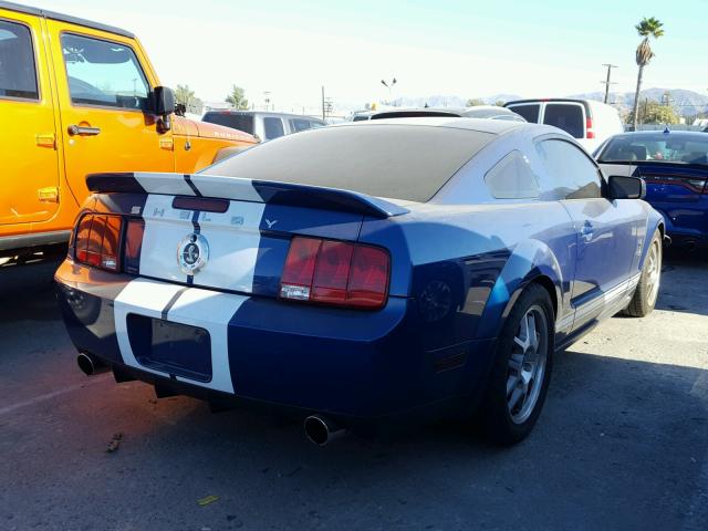 1ZVHT88S985145886 - 2008 FORD MUSTANG SH BLUE photo 4