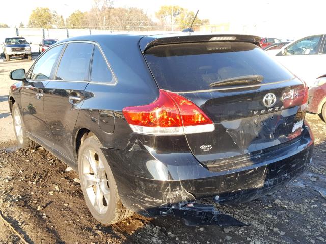 4T3BK3BB2AU039429 - 2010 TOYOTA VENZA BASE BLACK photo 3