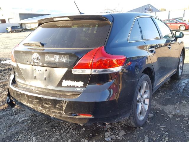 4T3BK3BB2AU039429 - 2010 TOYOTA VENZA BASE BLACK photo 4