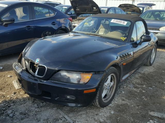 4USCH7329TLB68179 - 1996 BMW Z3 1.9 BLACK photo 2