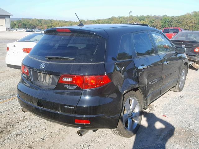 5J8TB18547A001199 - 2007 ACURA RDX TECHNO BLACK photo 4