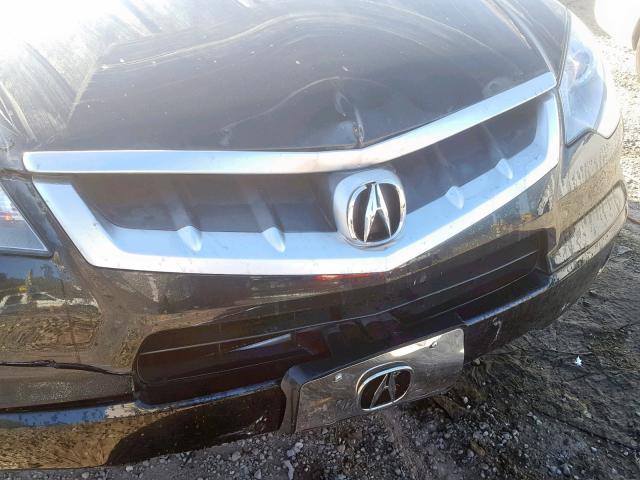 5J8TB18547A001199 - 2007 ACURA RDX TECHNO BLACK photo 9