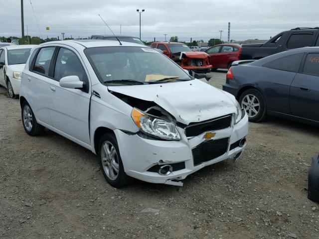 KL1TG6DE7BB222034 - 2011 CHEVROLET AVEO LT WHITE photo 1