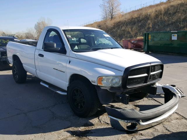 3D7KA26D24G232781 - 2004 DODGE RAM 2500 S WHITE photo 1