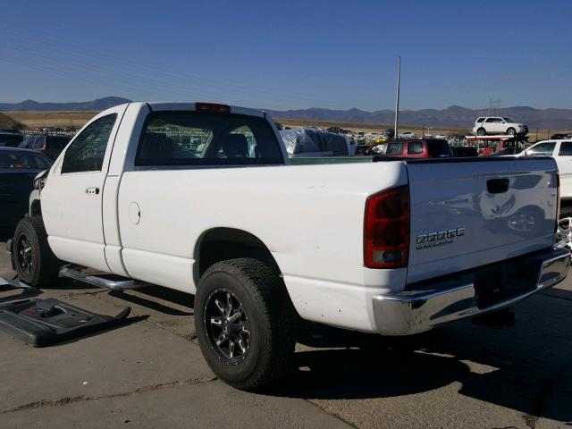 3D7KA26D24G232781 - 2004 DODGE RAM 2500 S WHITE photo 3